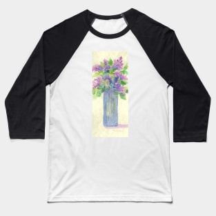 Tiny Blue vase of Lilacs Baseball T-Shirt